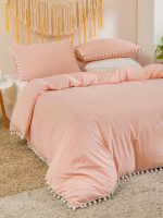 Funda de plumon rosado